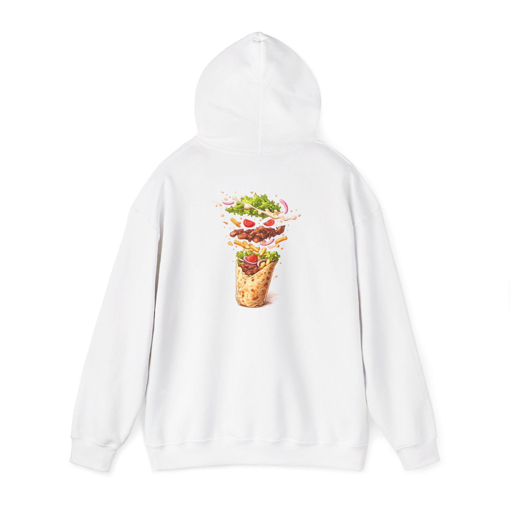 Kebab Shop Graphic Tee — 'Tryb Kebab' Street Food Wrap Illustration