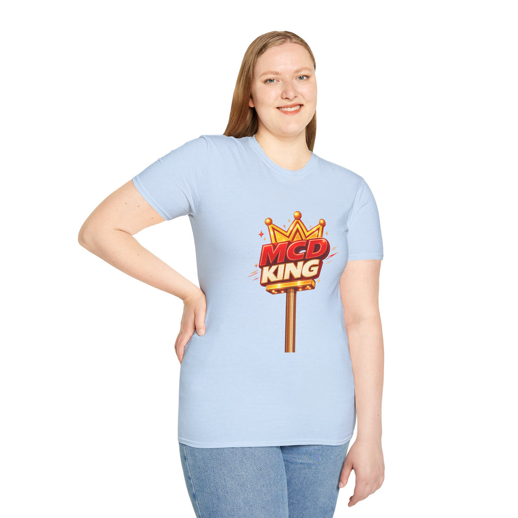 Unisex Softstyle T-Shirt MCD KING (fast-food mcd)