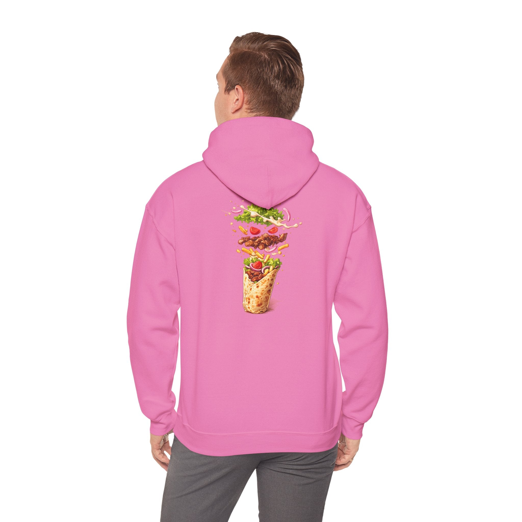 Kebab Shop Graphic Tee — 'Tryb Kebab' Street Food Wrap Illustration