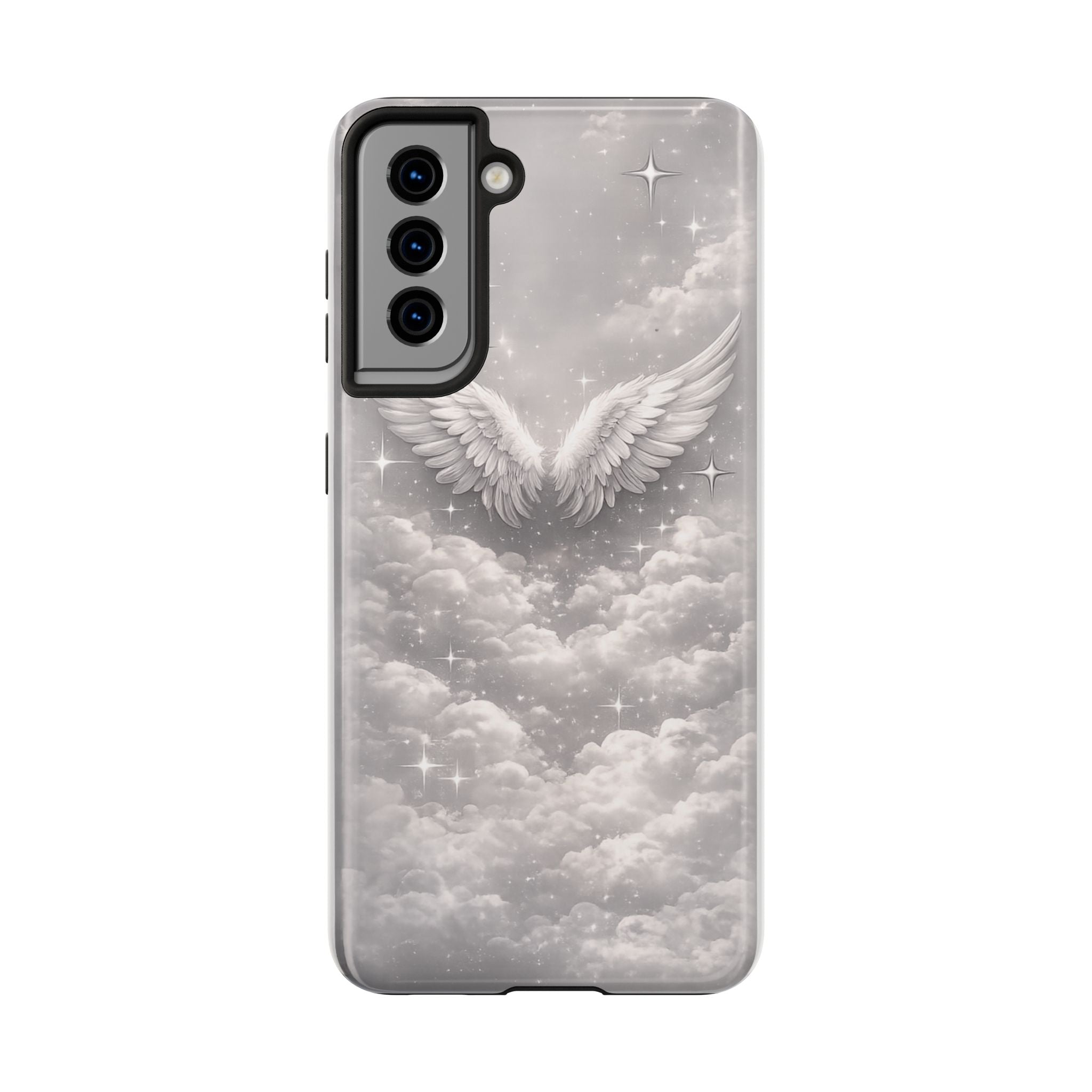 Angel Wings Cloud Tough Phone Case — Protective iPhone Case with Heavenly Wing Design