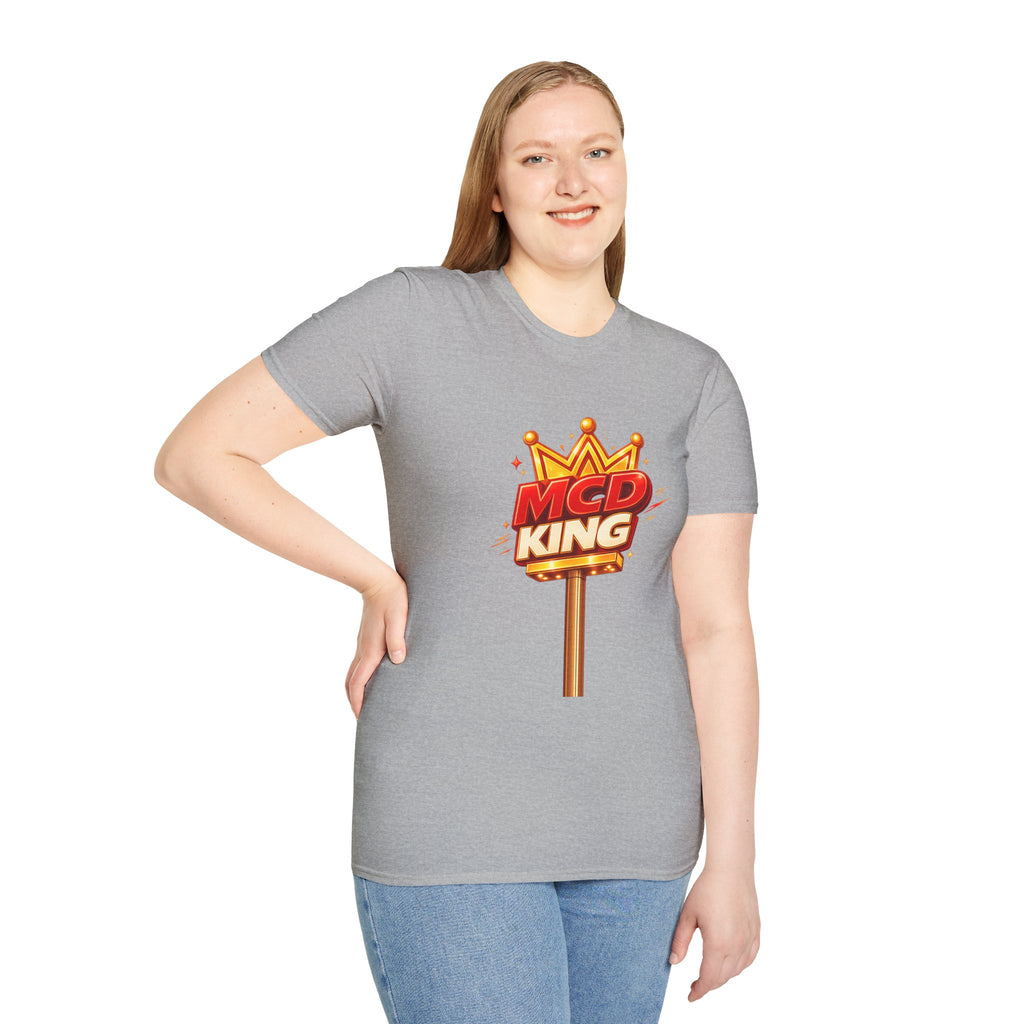 Unisex Softstyle T-Shirt MCD KING (fast-food mcd)