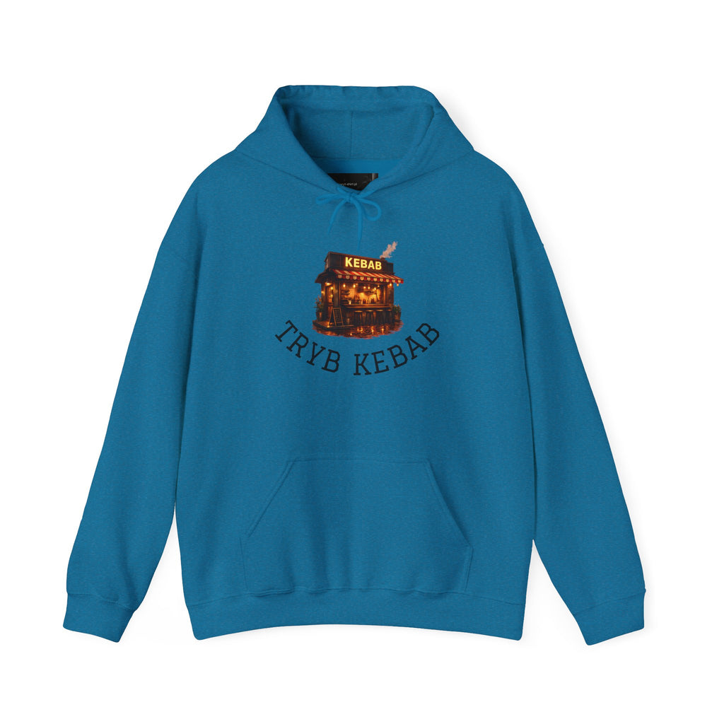 Kebab Shop Graphic Tee — 'Tryb Kebab' Street Food Wrap Illustration