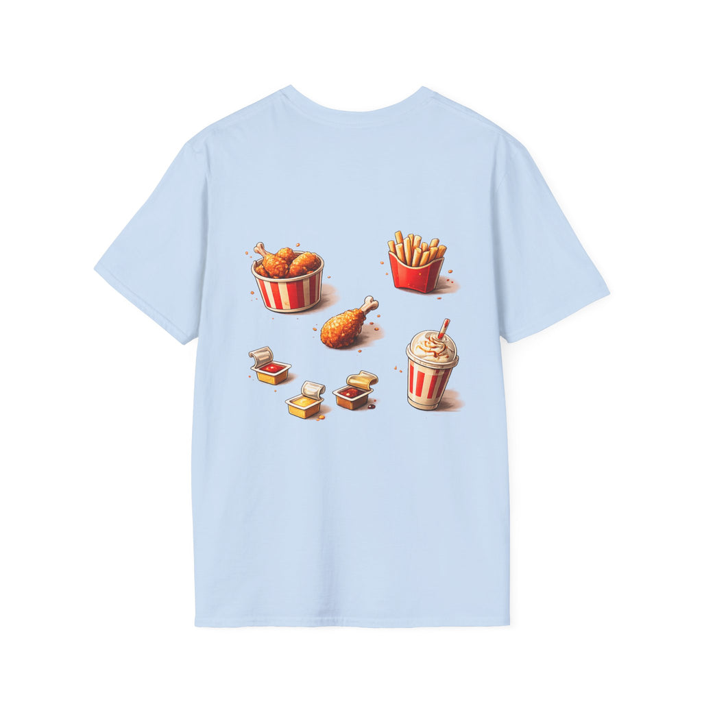KFC-Inspired 'BOSSKFS' Fried Chicken T-Shirt — Fast Food Graphic Tee (low price)