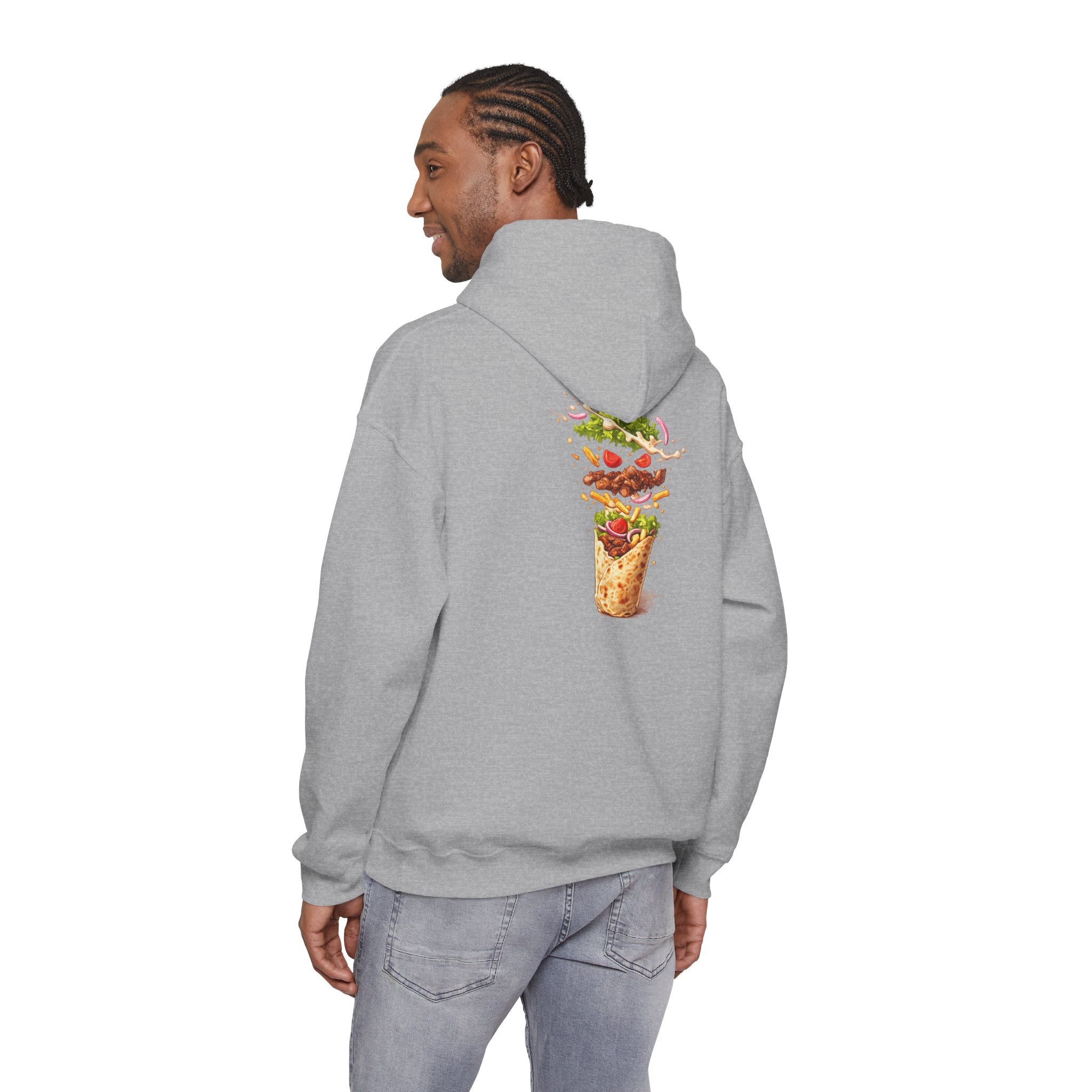 Kebab Shop Graphic Tee — 'Tryb Kebab' Street Food Wrap Illustration