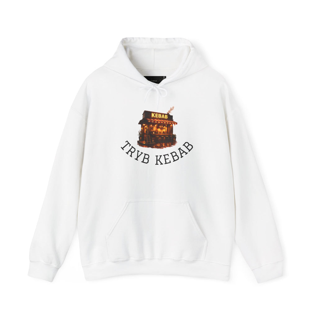 Kebab Shop Graphic Tee — 'Tryb Kebab' Street Food Wrap Illustration