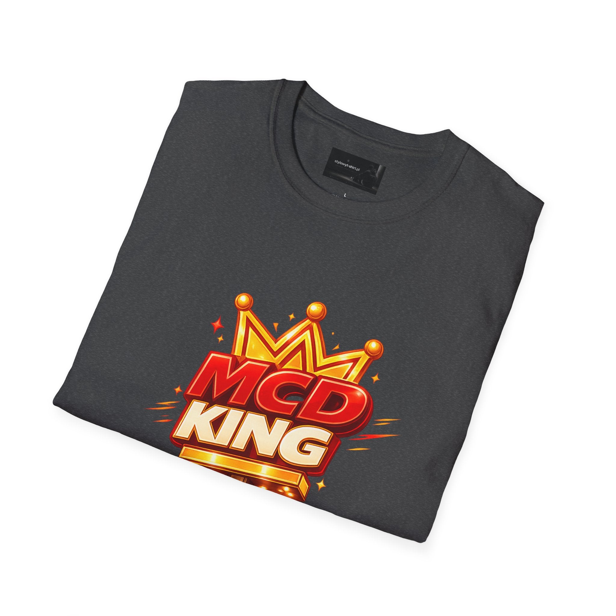 Unisex Softstyle T-Shirt MCD KING (fast-food mcd)
