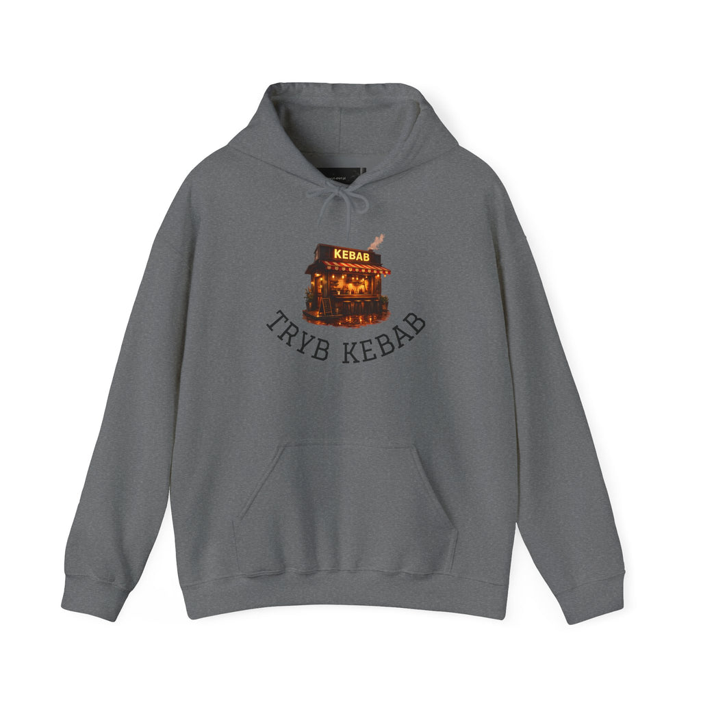Kebab Shop Graphic Tee — 'Tryb Kebab' Street Food Wrap Illustration