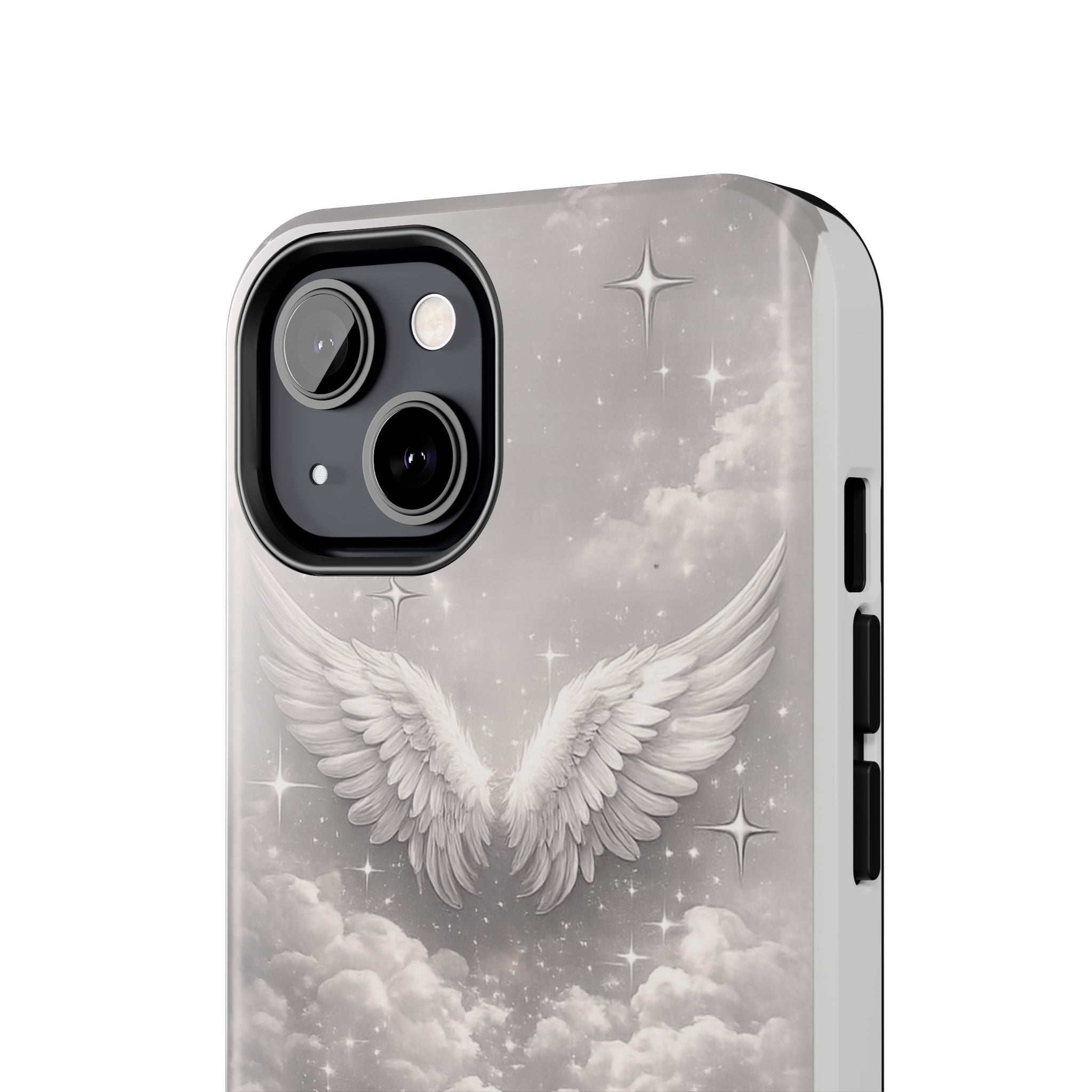 Angel Wings Cloud Tough Phone Case — Protective iPhone Case with Heavenly Wing Design