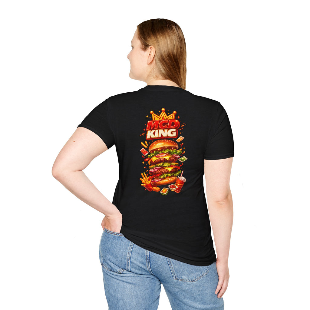 Unisex Softstyle T-Shirt MCD KING (fast-food mcd)