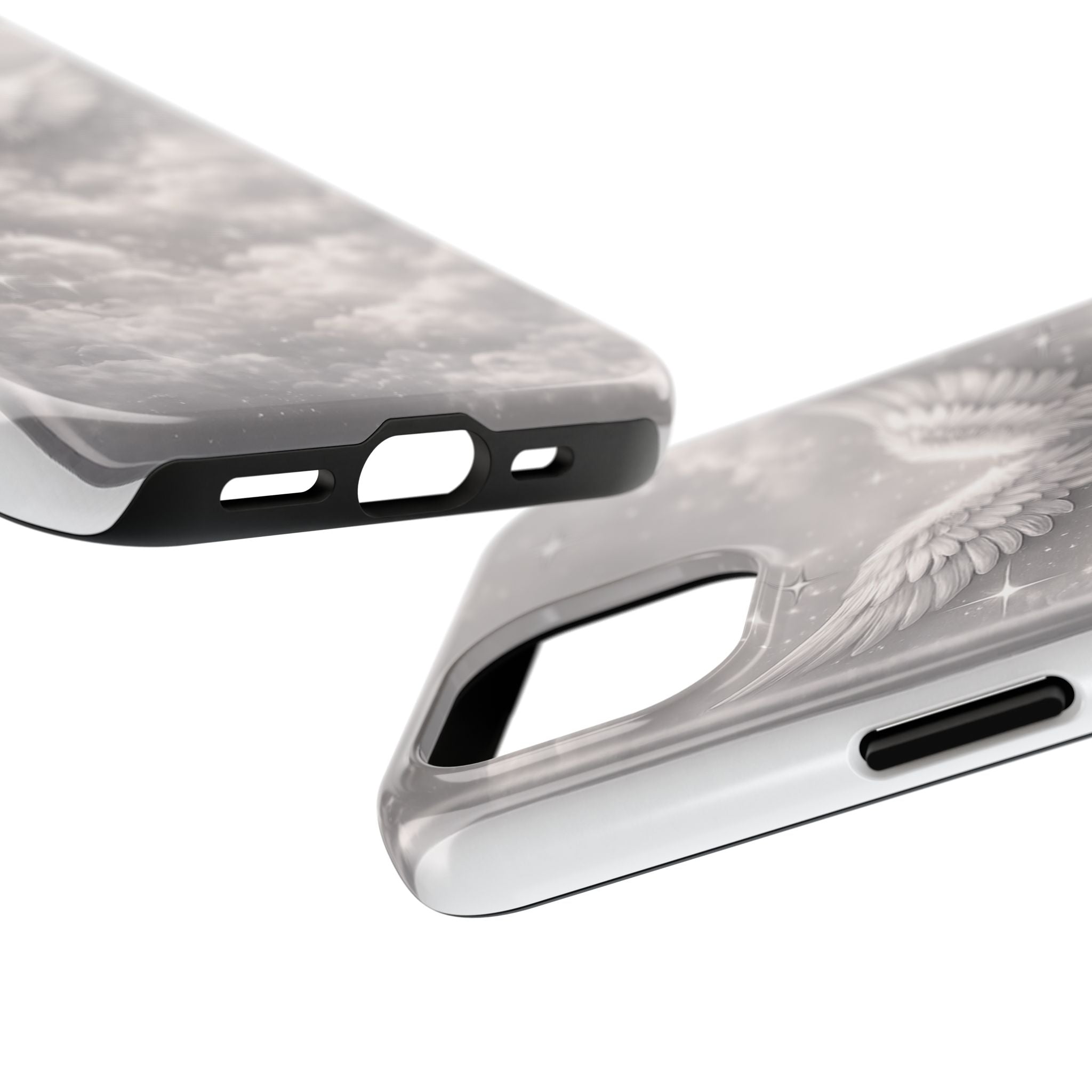 Angel Wings Cloud Tough Phone Case — Protective iPhone Case with Heavenly Wing Design