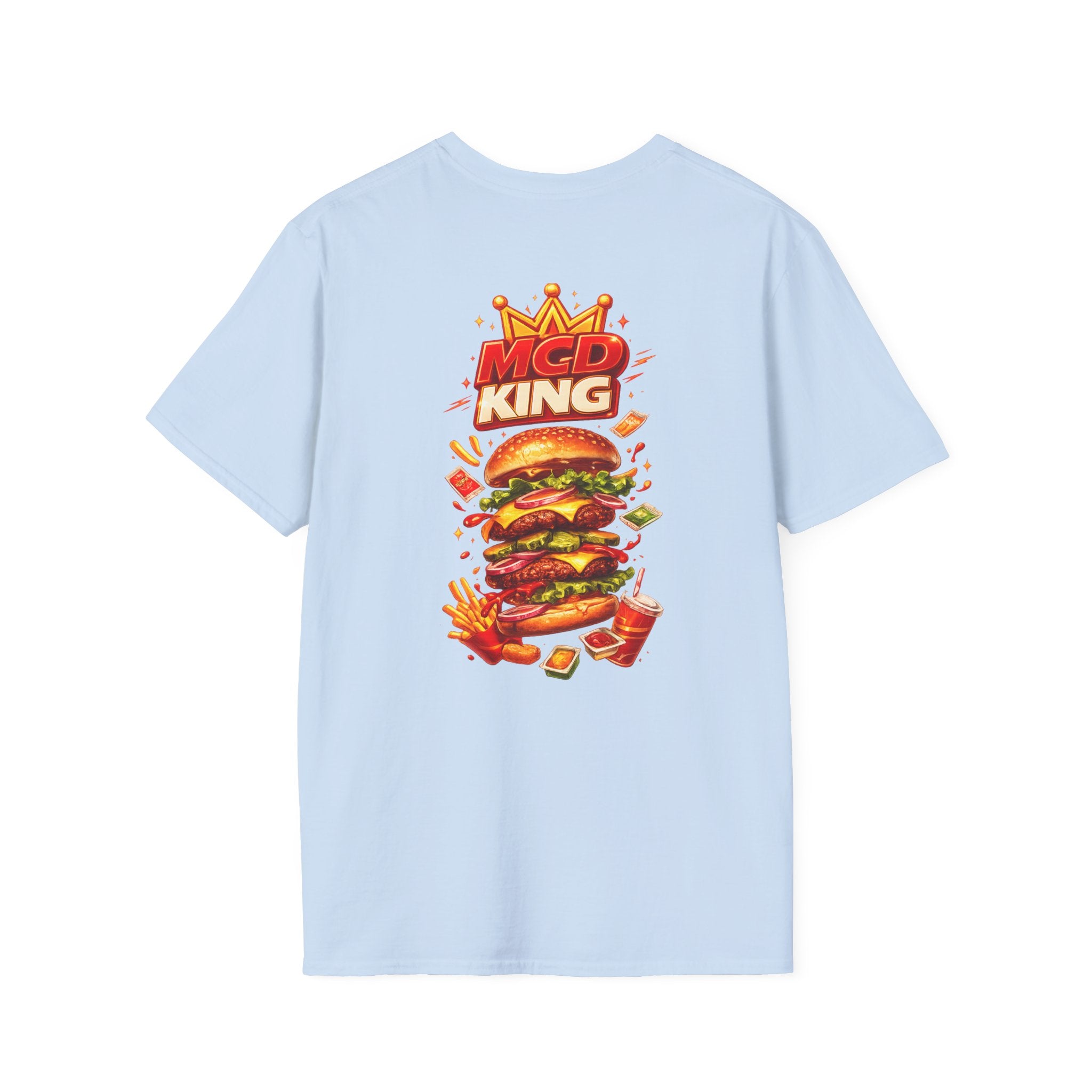 Unisex Softstyle T-Shirt MCD KING (fast-food mcd)