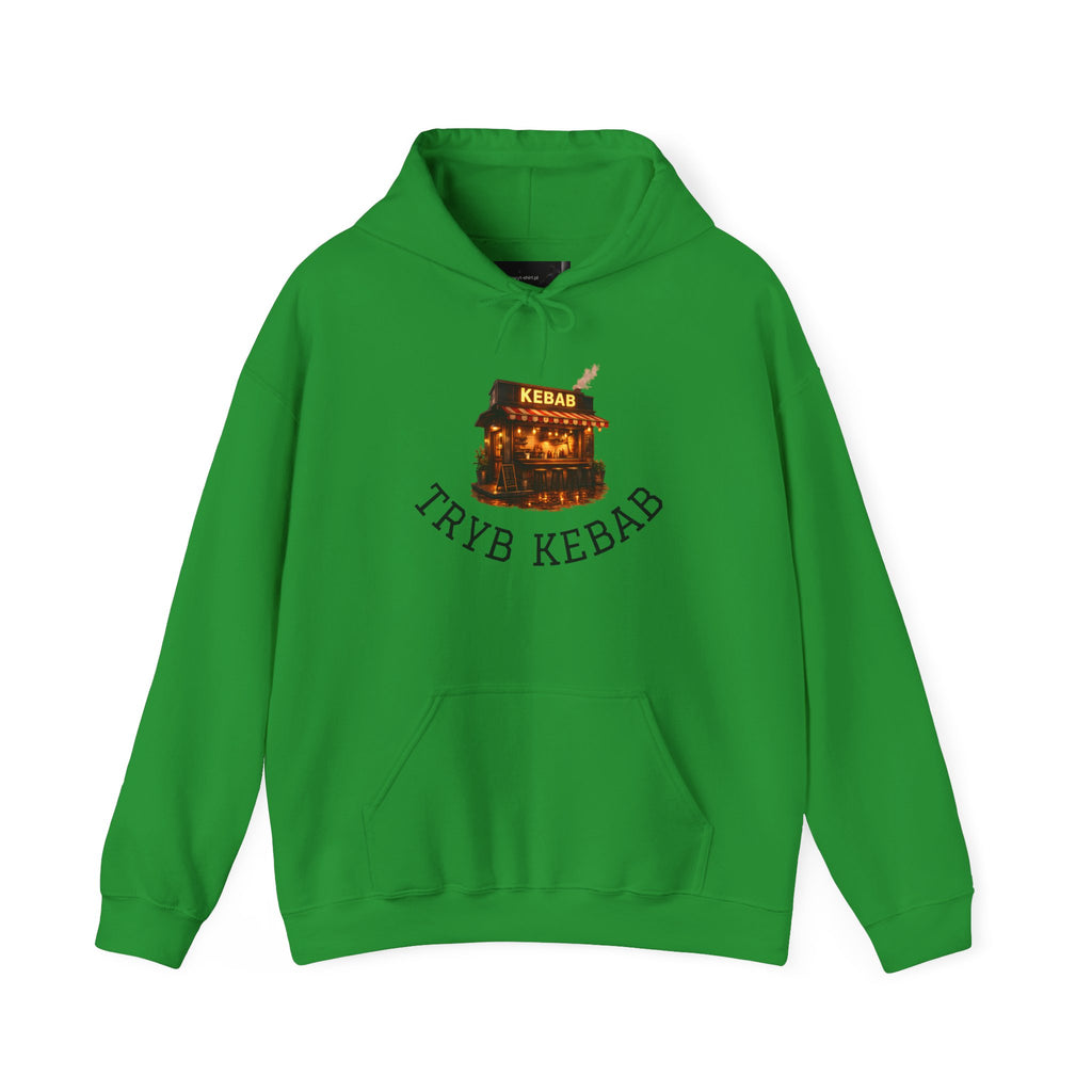 Kebab Shop Graphic Tee — 'Tryb Kebab' Street Food Wrap Illustration