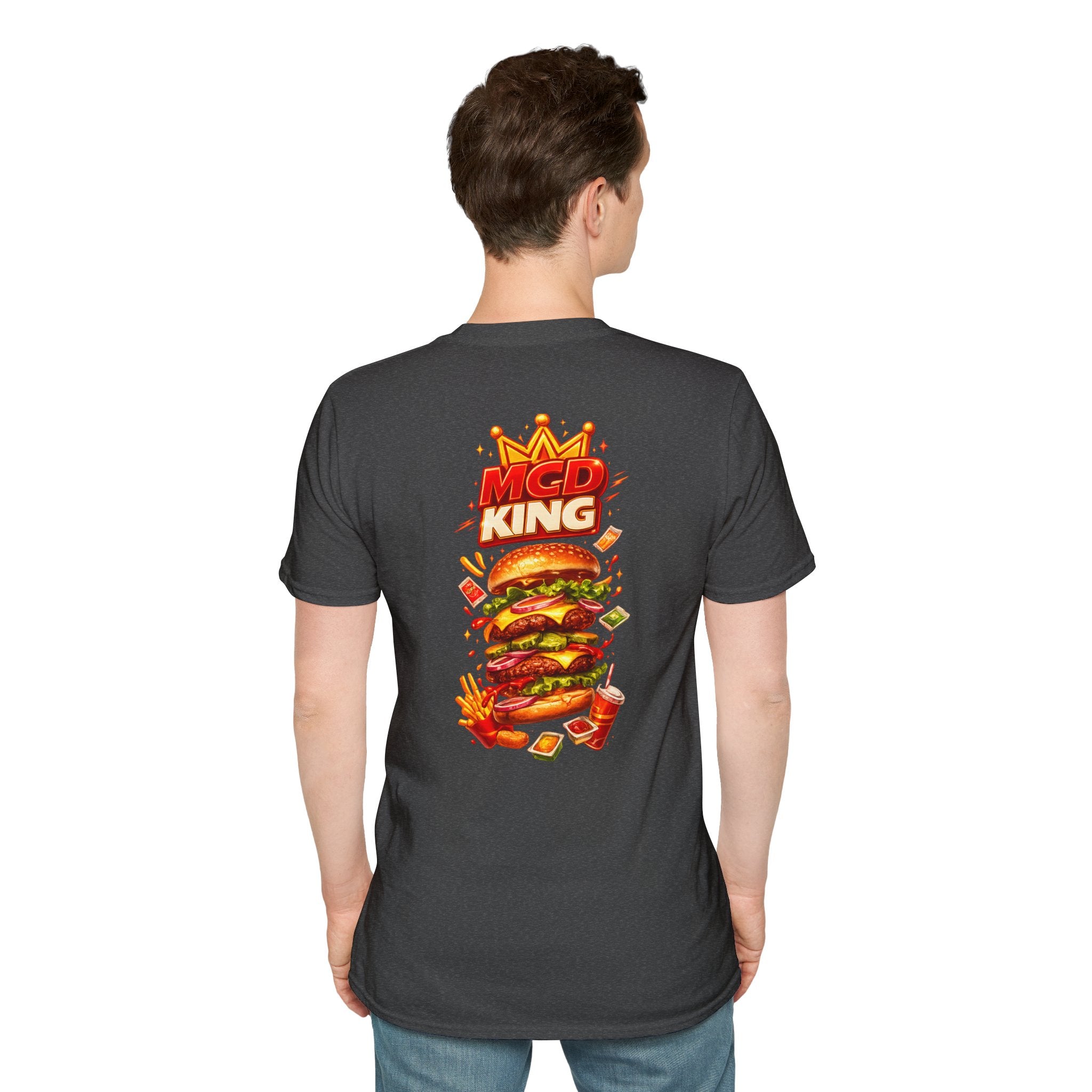 Unisex Softstyle T-Shirt MCD KING (fast-food mcd)