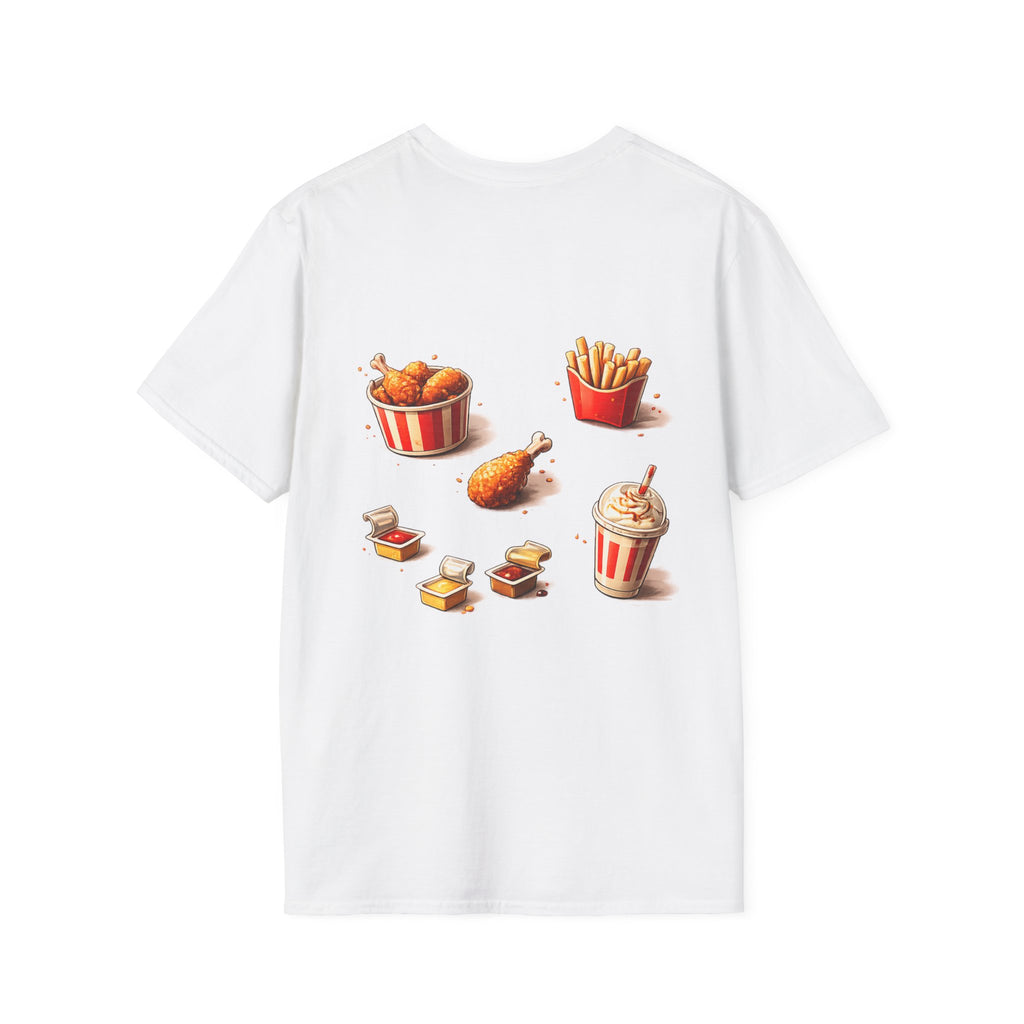 KFC-Inspired 'BOSSKFS' Fried Chicken T-Shirt — Fast Food Graphic Tee (low price)