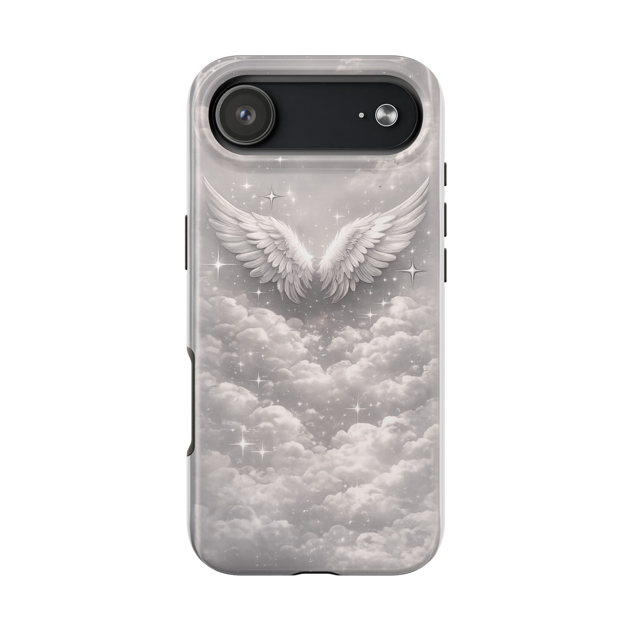Angel Wings Cloud Tough Phone Case — Protective iPhone Case with Heavenly Wing Design