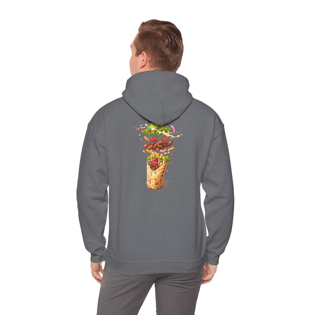 Kebab Shop Graphic Tee — 'Tryb Kebab' Street Food Wrap Illustration