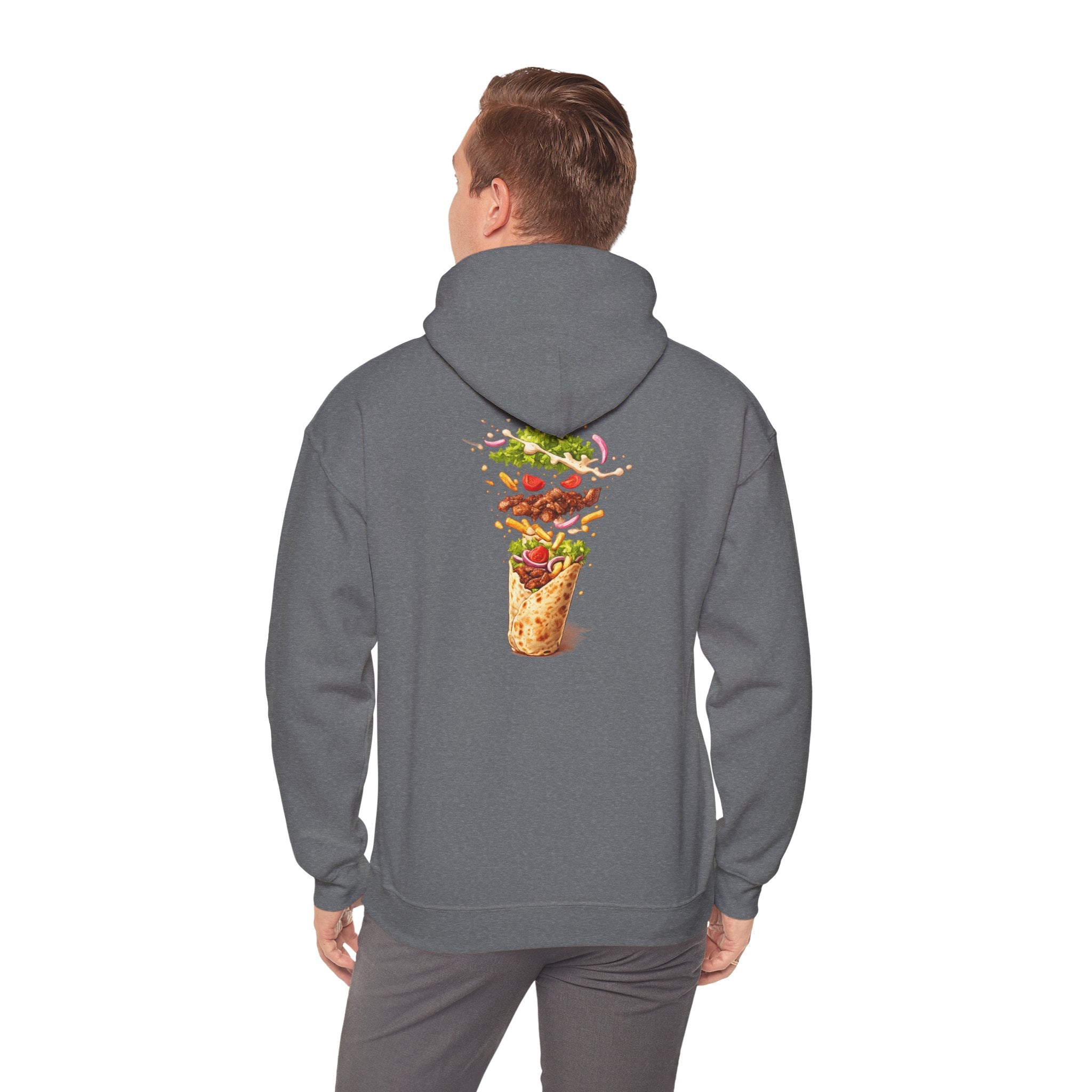 Kebab Shop Graphic Tee — 'Tryb Kebab' Street Food Wrap Illustration