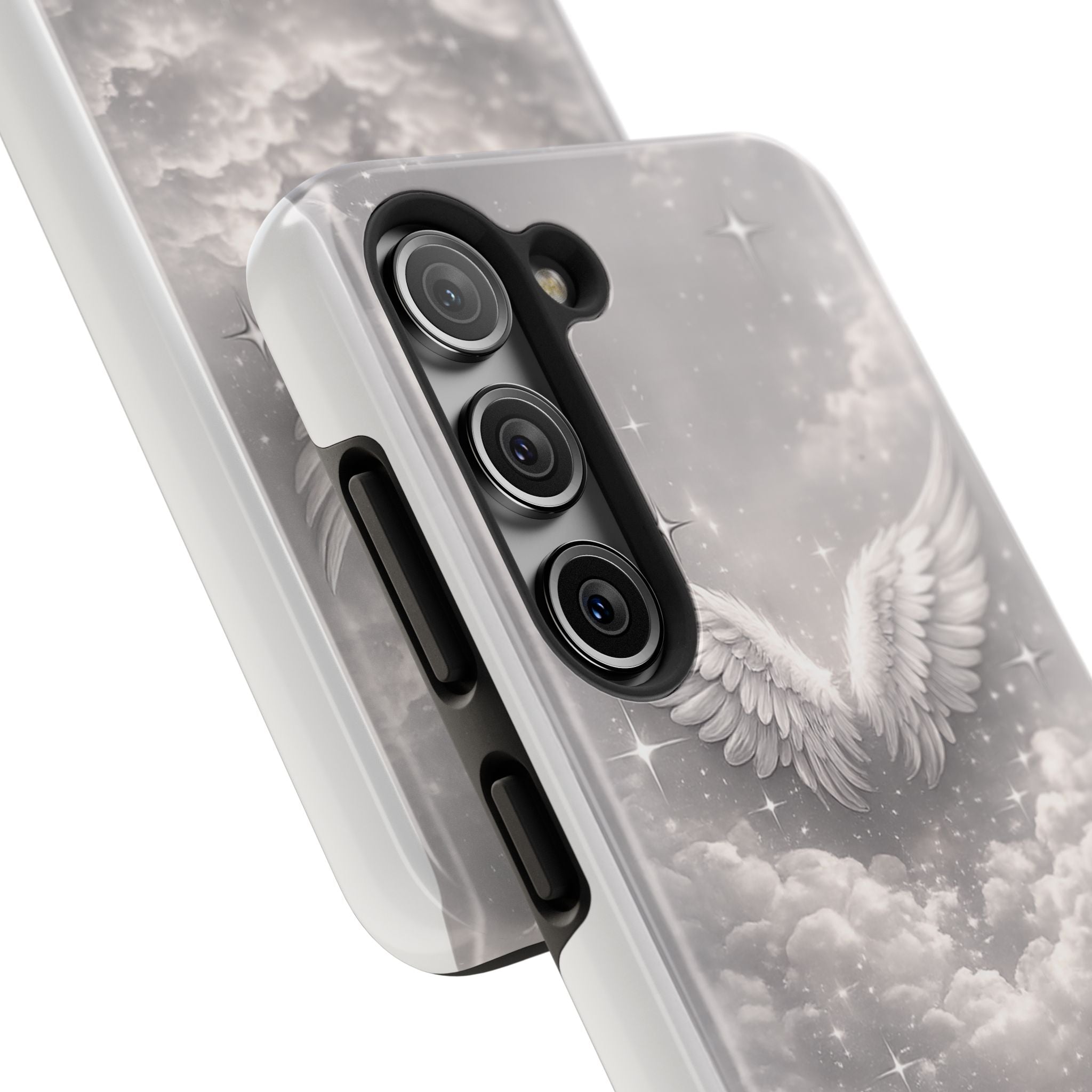 Angel Wings Cloud Tough Phone Case — Protective iPhone Case with Heavenly Wing Design