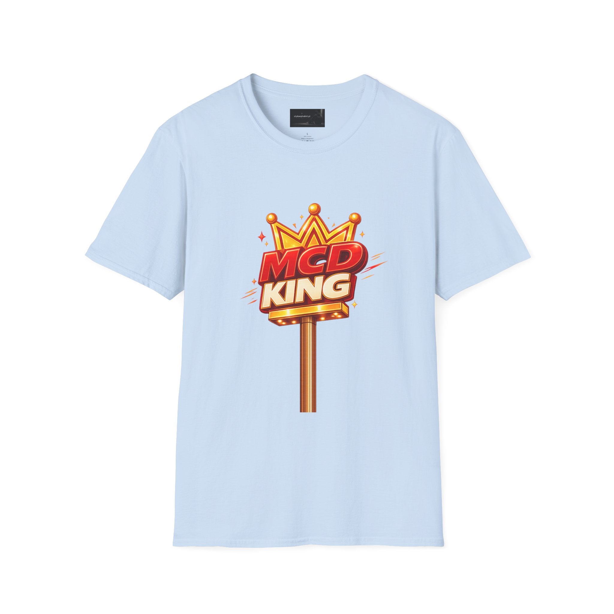 Unisex Softstyle T-Shirt MCD KING (fast-food mcd)