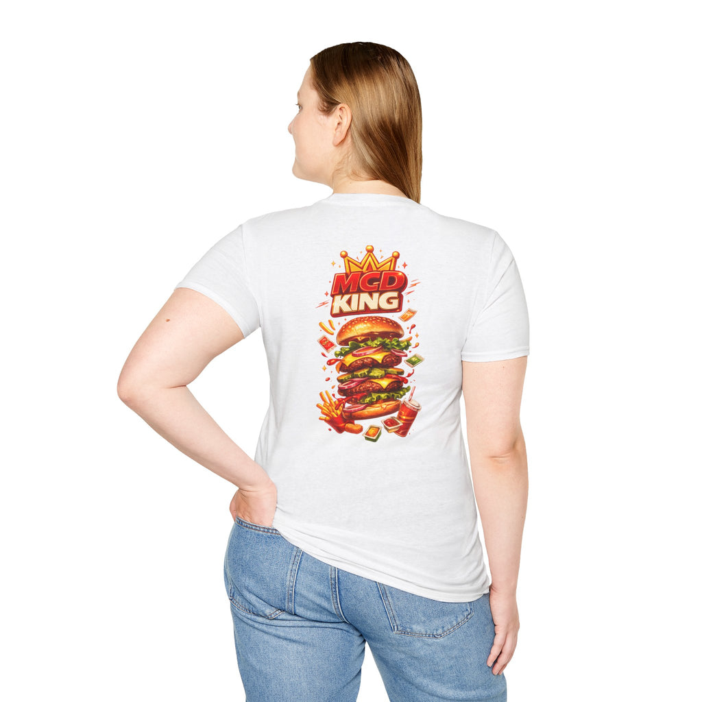 Unisex Softstyle T-Shirt MCD KING (fast-food mcd)