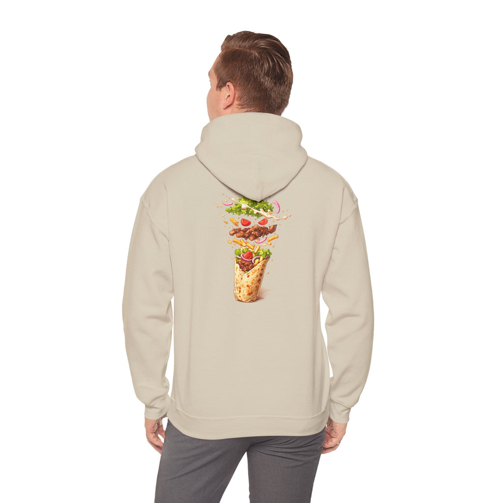 Kebab Shop Graphic Tee — 'Tryb Kebab' Street Food Wrap Illustration