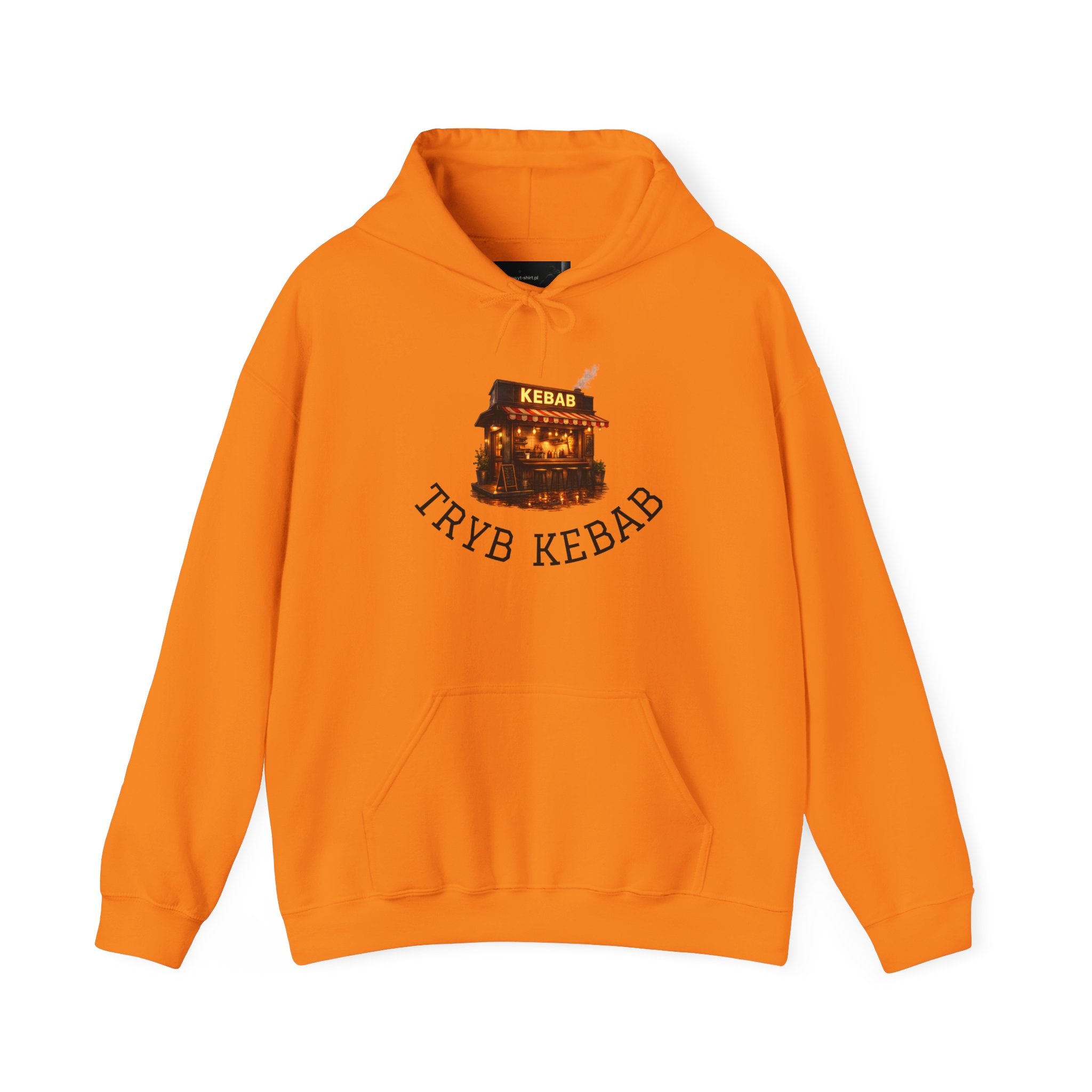 Kebab Shop Graphic Tee — 'Tryb Kebab' Street Food Wrap Illustration