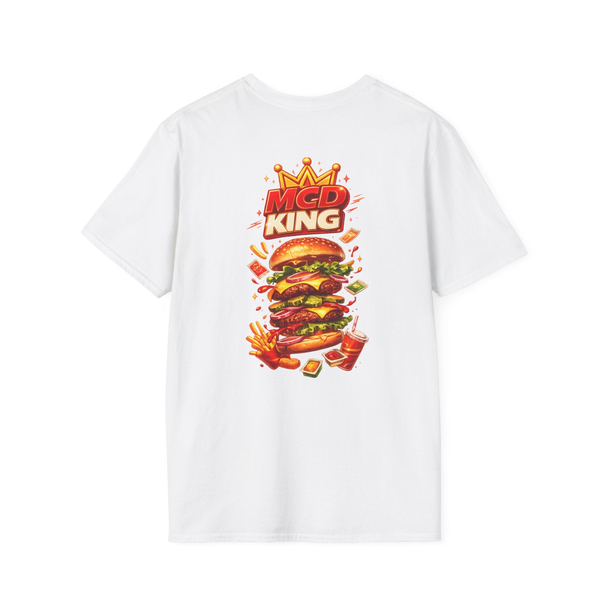 Unisex Softstyle T-Shirt MCD KING (fast-food mcd)