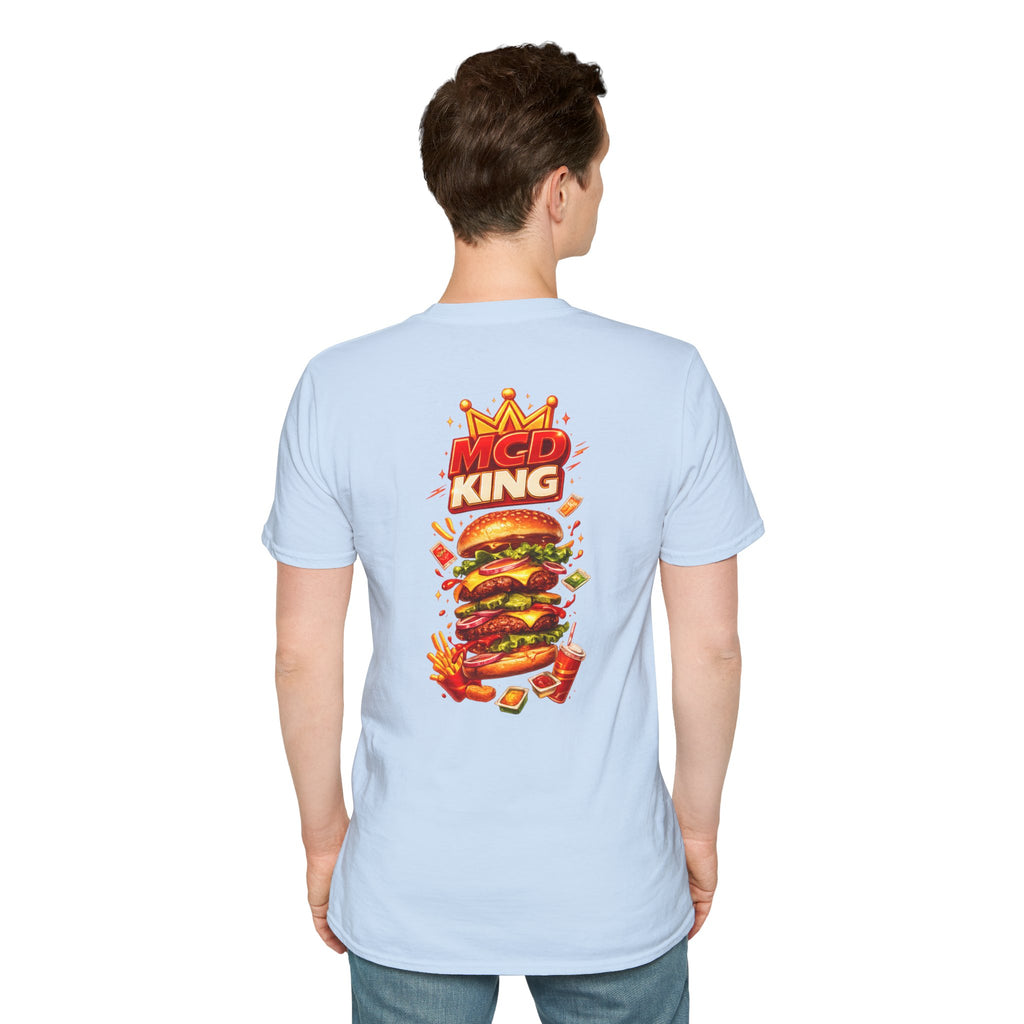 Unisex Softstyle T-Shirt MCD KING (fast-food mcd)