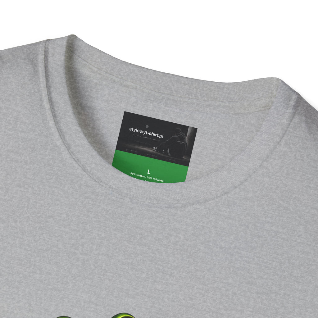 T-Shirt — 'Top Klient Żaby' Graphic Frog Design (Polish Snack & Coffee Theme)