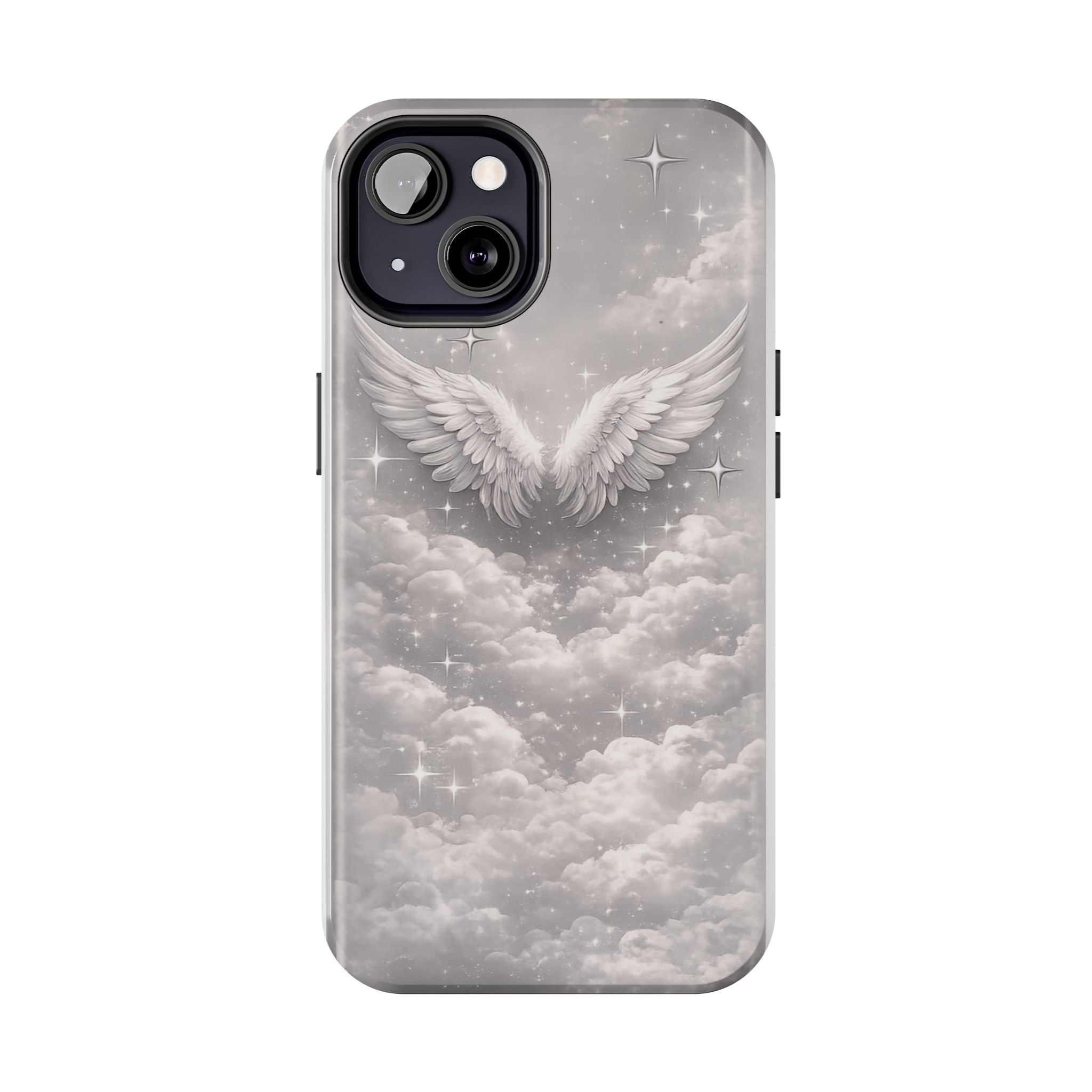 Angel Wings Cloud Tough Phone Case — Protective iPhone Case with Heavenly Wing Design