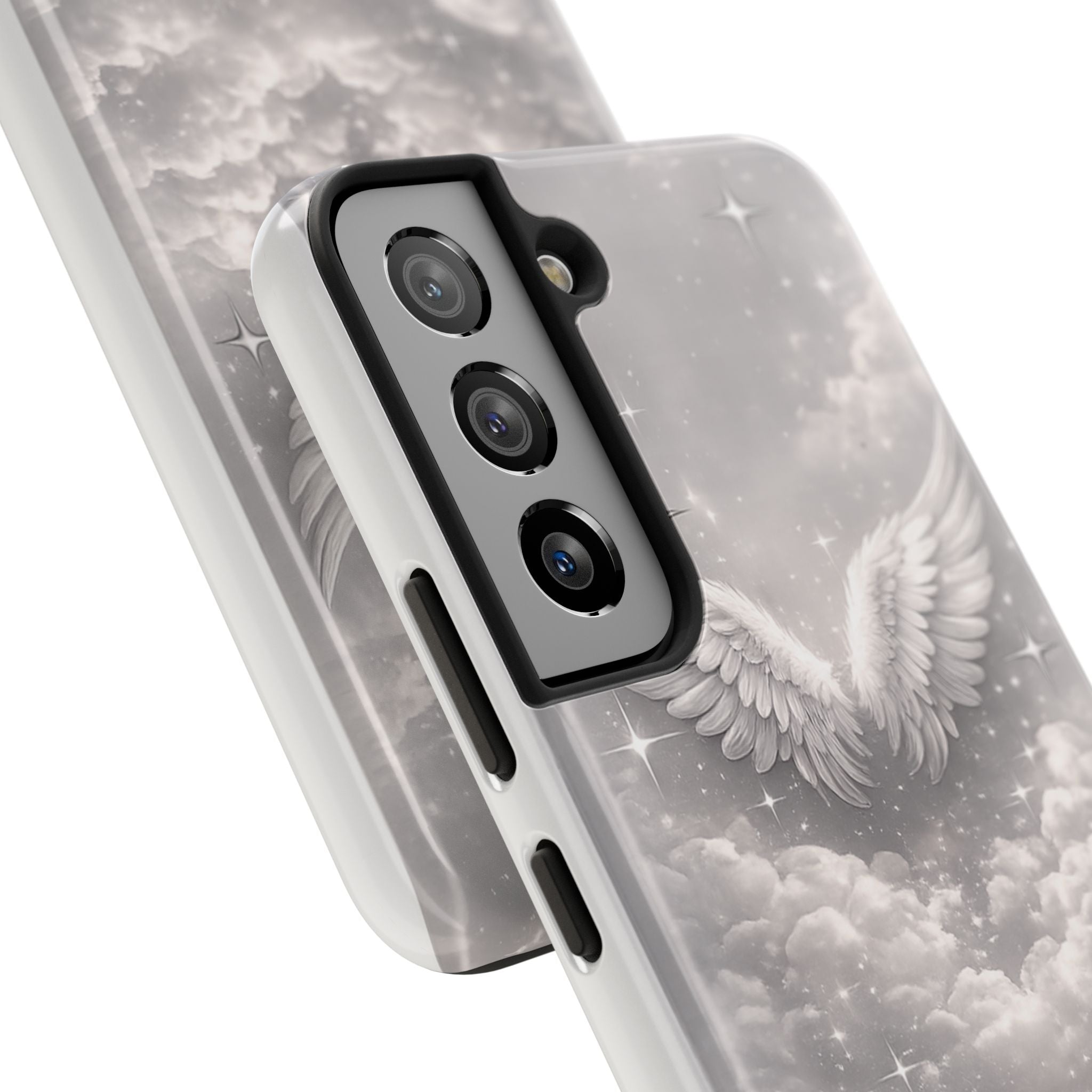 Angel Wings Cloud Tough Phone Case — Protective iPhone Case with Heavenly Wing Design