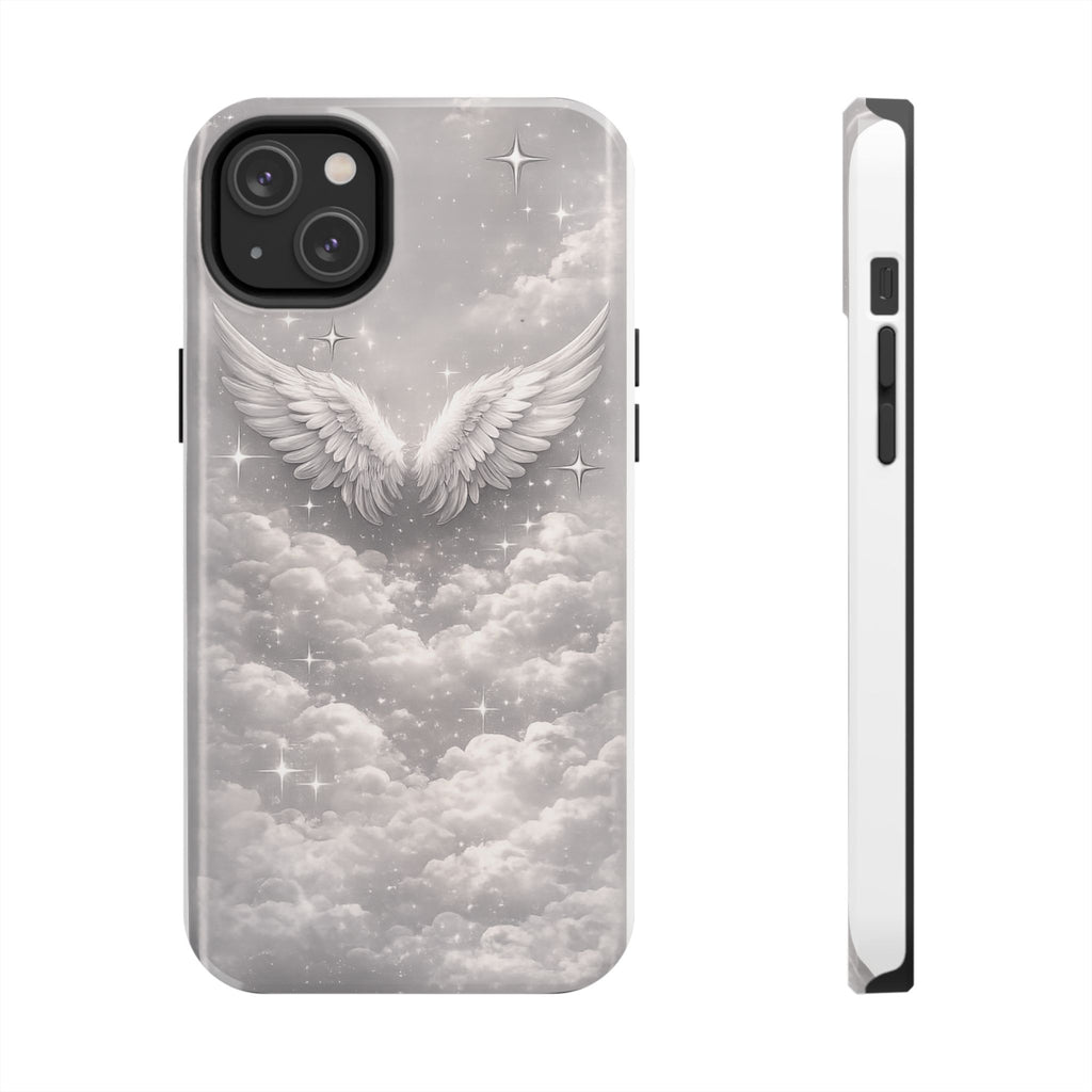 Angel Wings Cloud Tough Phone Case — Protective iPhone Case with Heavenly Wing Design
