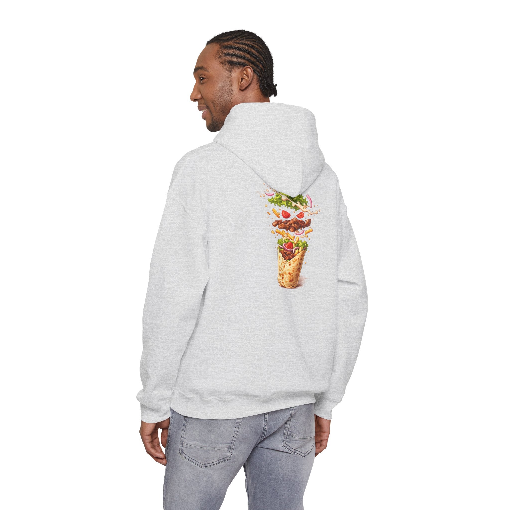 Kebab Shop Graphic Tee — 'Tryb Kebab' Street Food Wrap Illustration