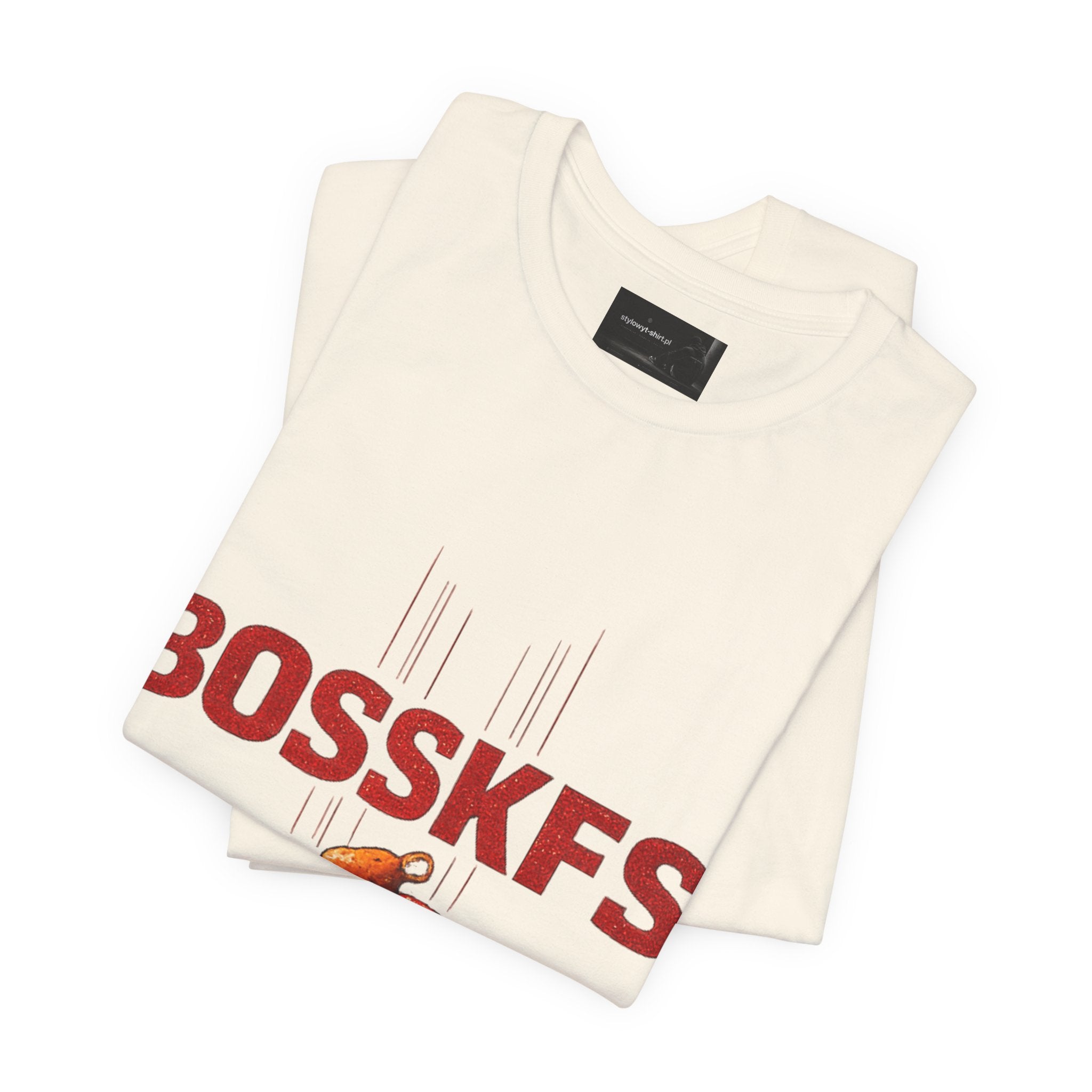 Fast-Food Graphic Tee — 'BOSSKF'S' Chicken & Fries Restaurant Shirt