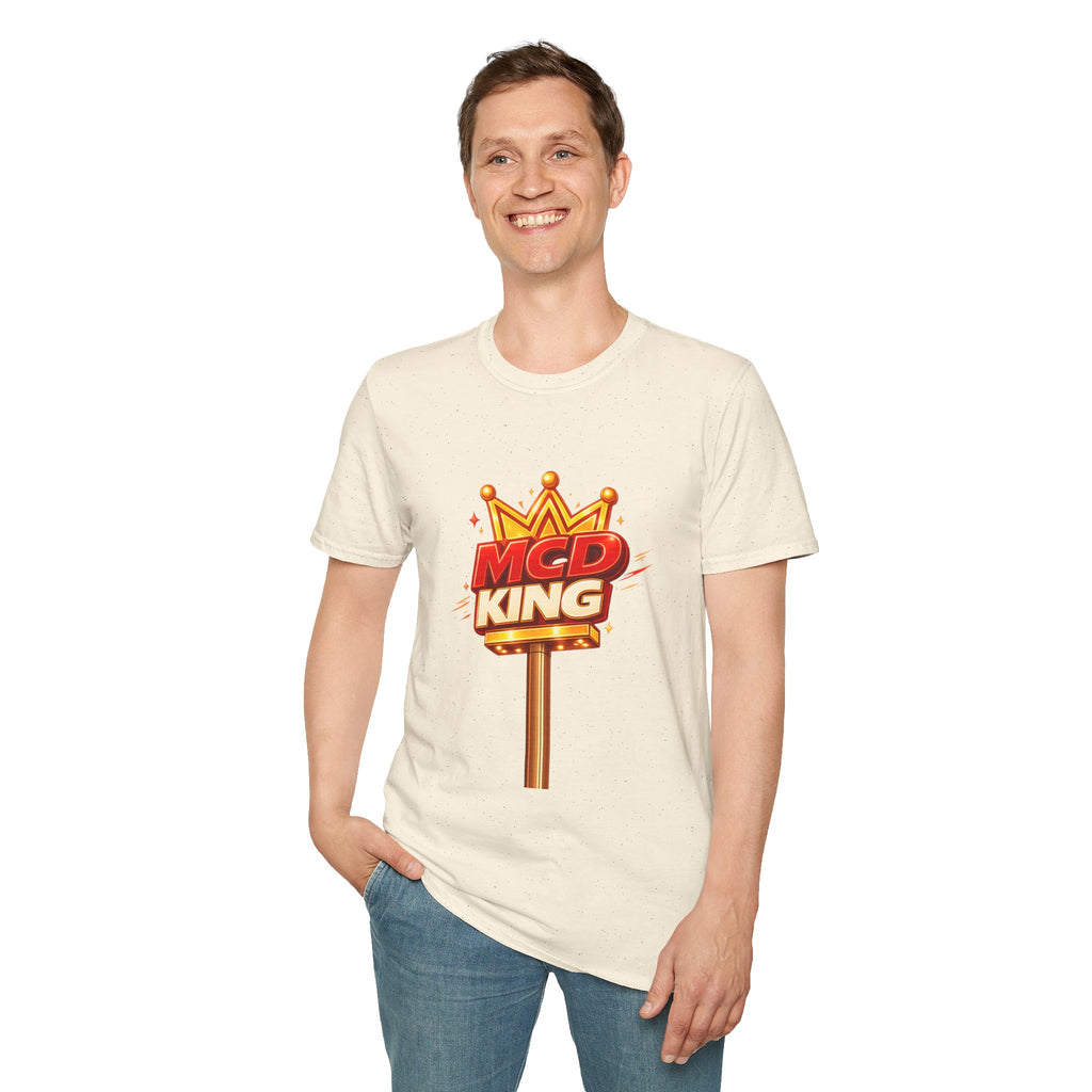 Unisex Softstyle T-Shirt MCD KING (fast-food mcd)
