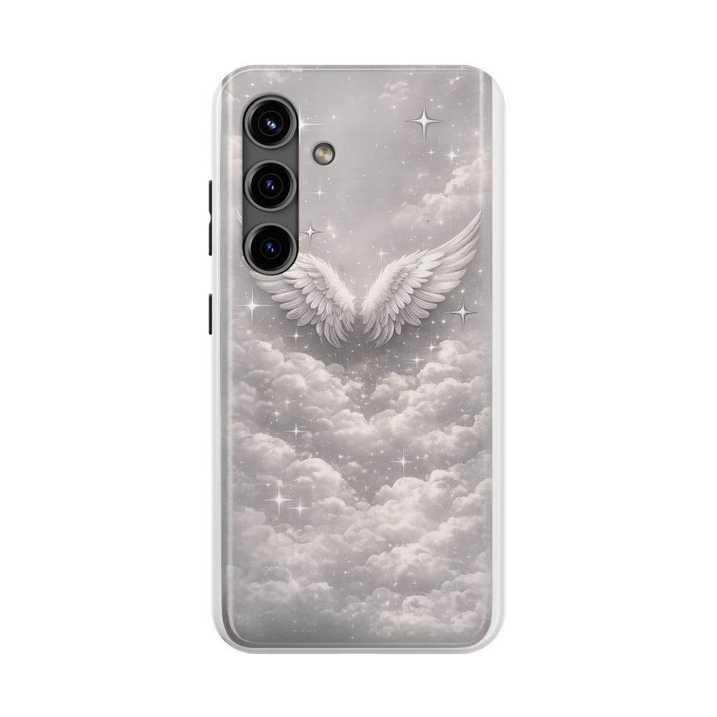 Angel Wings Cloud Tough Phone Case — Protective iPhone Case with Heavenly Wing Design
